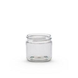 2 oz Clear PET Straight Sided Jar 48-400 Neck Finish